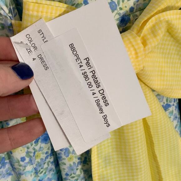 The Bailey Boys Peri Petals - Dress NWT size 4‎ - Picture 4 of 5
